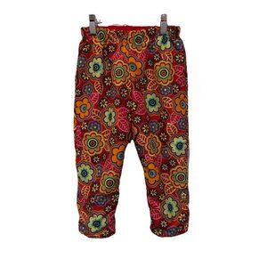 Outside Play Boutique Rain / Snow Fleece Lined Pants Small (18-24 Months) Pink